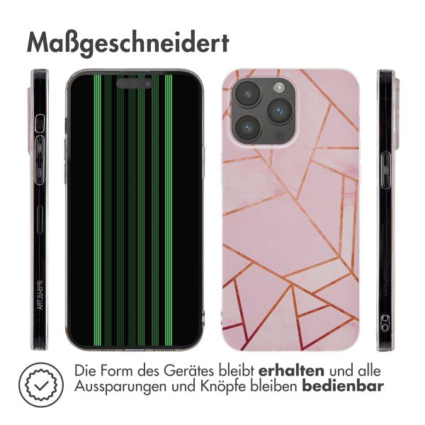 imoshion Design Hülle Apple iPhone 15 Pro Max - Pink Graphic