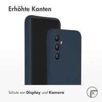 Accezz Liquid Silikoncase für das Samsung Galaxy A34 (5G) - Dunkelblau