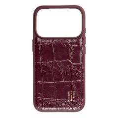 iDeal of Sweden MagSafe-Hülle aus veganem Leder Apple iPhone 18 Pro / 17 Pro - Fine Wine Croco