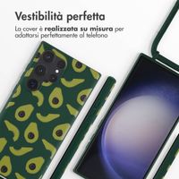 imoshion SilikonHülle design mit Band Samsung Galaxy S23 Ultra - Avocado Green