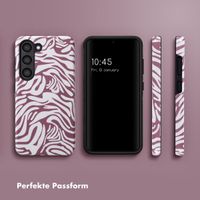 Selencia Vivid Back Cover Samsung Galaxy S23 - Trippy Swirl Dark Rose