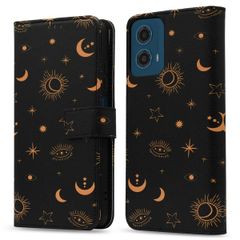 imoshion Design Klapphülle Motorola Moto G34 - Sky Black