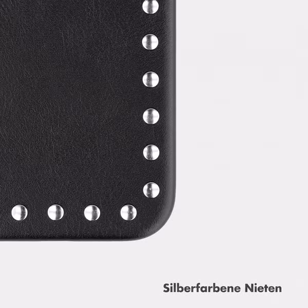Selencia Studs Backcover mit MagSafe Apple iPhone 18 Pro / 17 Pro - Velvet Black