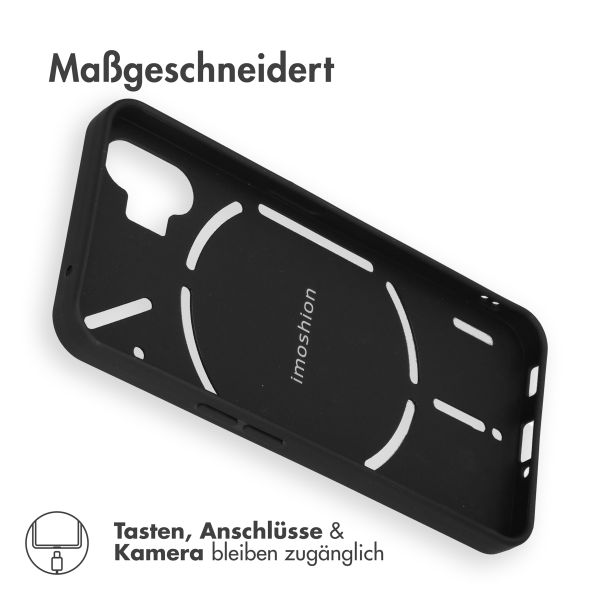 imoshion Color TPU Hülle für das Nothing Phone (1) - Schwarz