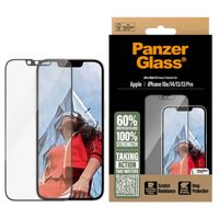 PanzerGlass Ultra-Wide Fit Antibakterieller Displayschutz mit Applikator iPhone 13 / 13 Pro / 14 / 16e