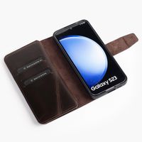 Wachikopa Multi Wallet Bookcase für das Samsung Galaxy S23 - Dark Brown