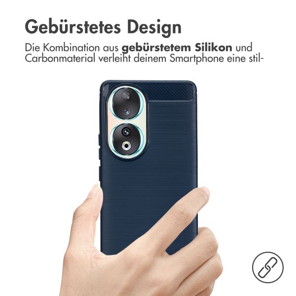 imoshion Brushed Back Cover für das Honor 90 - Blauw