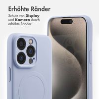 imoshion Color Back Cover mit MagSafe Apple iPhone 15 Pro Max - Lila