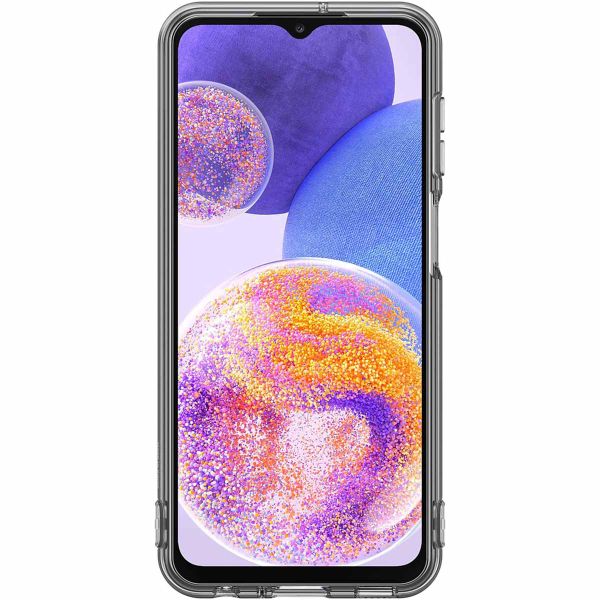 Samsung Original Silicone Clear Cover für das Galaxy A23 (5G) - Black