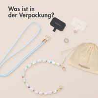 imoshion Farbige Handyketten Set mit Perlen – Hellblau