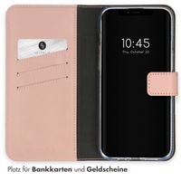 Selencia Echtleder Klapphülle Apple iPhone 15 - Dusty Pink