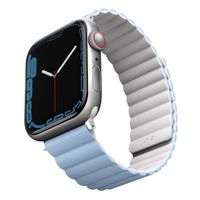 Uniq Revix doppelseitiges Armband für die Apple Watch Series 1 bis 9 / SE (38/40/41 mm) | Series 10 (42 mm) - Weiß/Blau