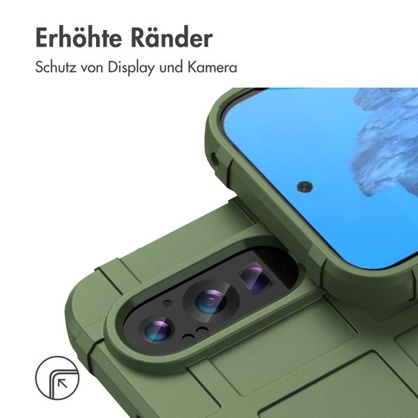 imoshion Rugged Shield Backcover Google Pixel 9 / 9 Pro - Dunkelgrün