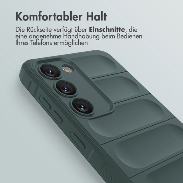 imoshion EasyGrip Back Cover für das Samsung Galaxy S23 Plus - Dunkelgrün