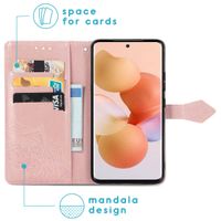 imoshion Mandala Klapphülle für das Xiaomi 12 / 12X - Rose Gold