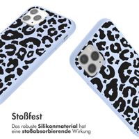 imoshion Silikonhülle design mit Band für das iPhone 11 Pro - Animal Lila