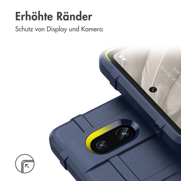 imoshion Rugged Shield Backcover Google Pixel 7a - Dunkelblau