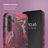 Selencia Vivid Back Cover Samsung Galaxy A55 - Marble Purple