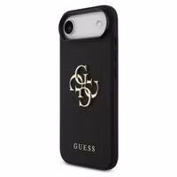 Guess Big 4G Logo Hülle Grained Apple iPhone Air - Schwarz