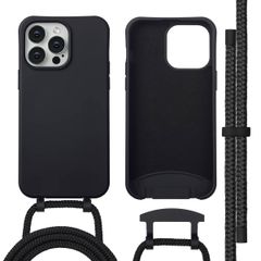 imoshion Color Backcover mit abnehmbarem Handykette und MagSafe Apple iPhone 14 Pro Max - Schwarz