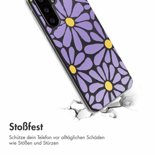 imoshion  Design Hülle für das Samsung Galaxy A26 - Tropical Violet Flowers Connect