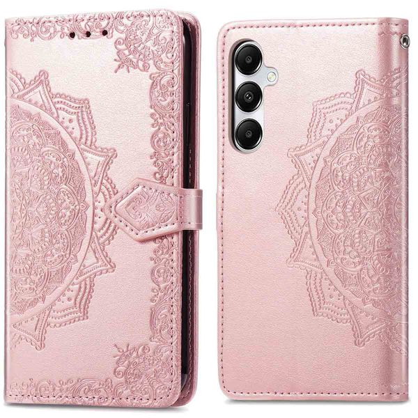 imoshion Mandala Klapphülle für das Samsung Galaxy A55 - Rose Gold