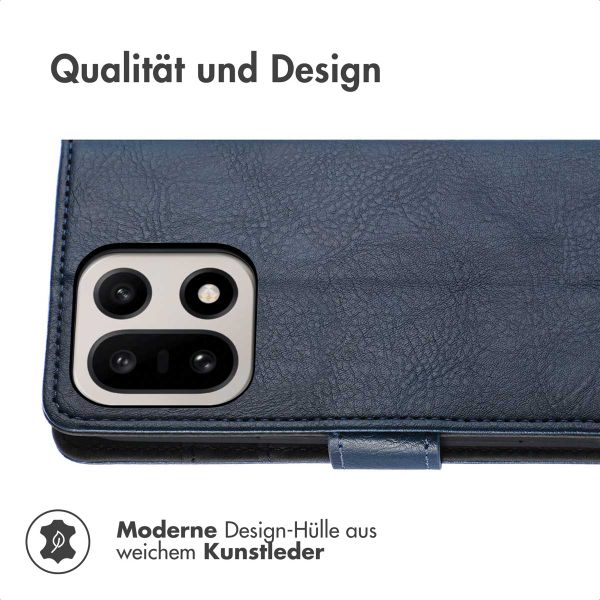 imoshion Luxuriöse Klapphülle OnePlus 15 - Dunkelblau