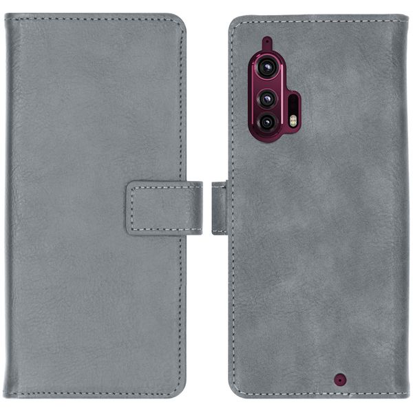 imoshion Luxuriöse Klapphülle Motorola Edge Plus - Grau