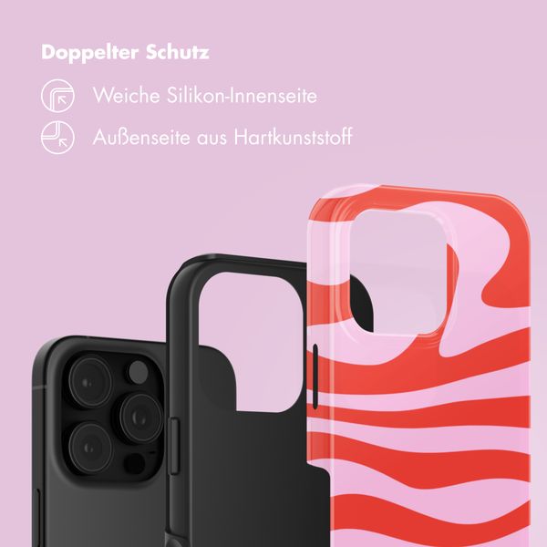 Selencia Vivid Back Cover Apple iPhone 16 Pro - Dream Swirl Pink