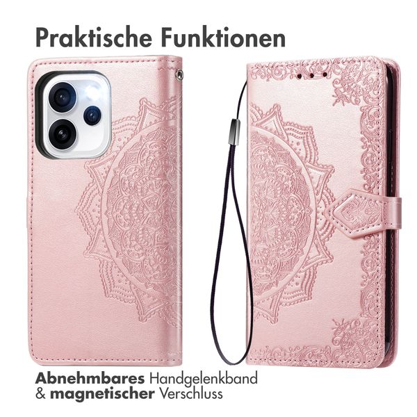 imoshion Mandala Klapphülle Oppo Reno15 Pro (5G) - Rose Gold