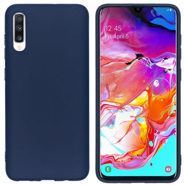 imoshion Color TPU Hülle Dunkelblau für Samsung Galaxy A70