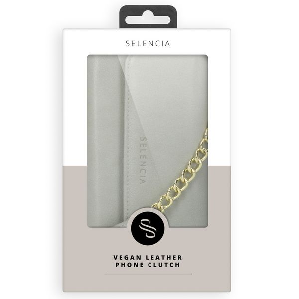 Selencia Clutch Klapphülle aus veganem Leder mit herausnehmbarem Case iPhone Xr