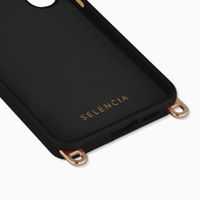 Selencia Rivièra Backcover mit MagSafe mit abnehmbaren Haken Samsung Galaxy S25 FE - Velvet Black