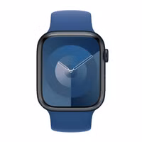 Apple Silikon Solo Loop für  Apple Watch Series 1 - 11 / SE / Ultra (44/45/46/49 mm) - Größe 12 - Blue Ocean