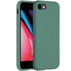 Accezz Liquid Silikoncase Apple iPhone SE (2022 / 2020) / 8 / 7 - Dunkelgrün
