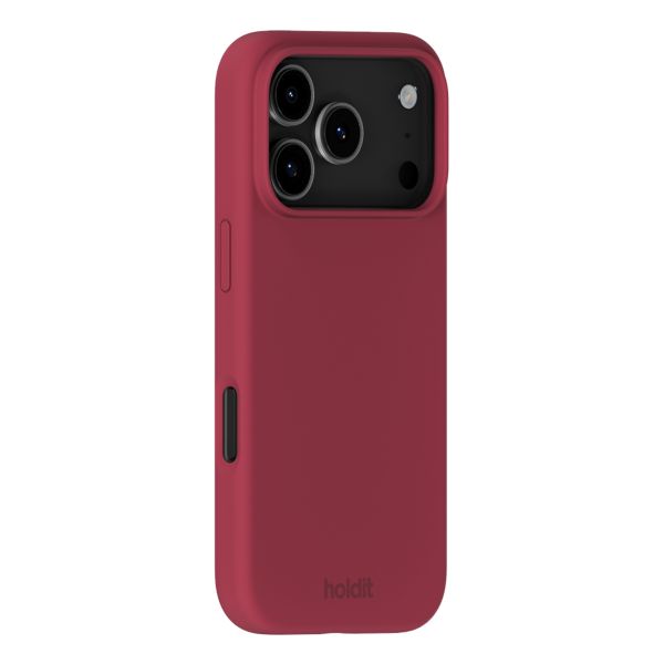 Holdit Silicone Case Apple iPhone 17 Pro - Red Velvet