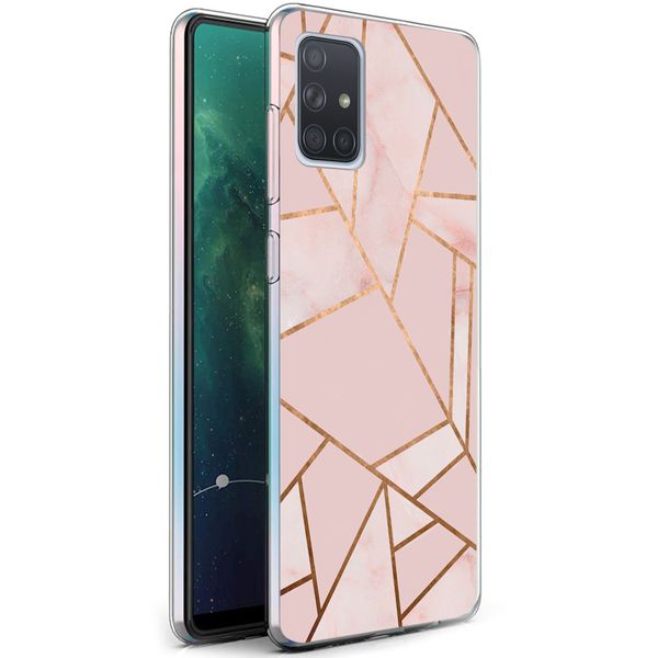 imoshion Design Hülle für das Samsung Galaxy A71 - Pink Graphic