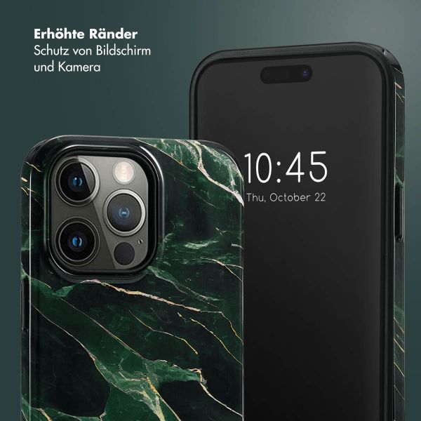 Selencia Vivid Back Cover iPhone 14 Pro Max - Chic Marble Quartz