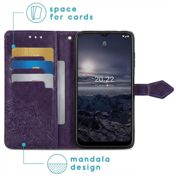 imoshion Mandala Klapphülle Nokia G11 / G21 - Violett