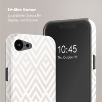 Selencia Vivid Rückabdeckung mit MagSafe Apple iPhone 16e - Beige Zigzag