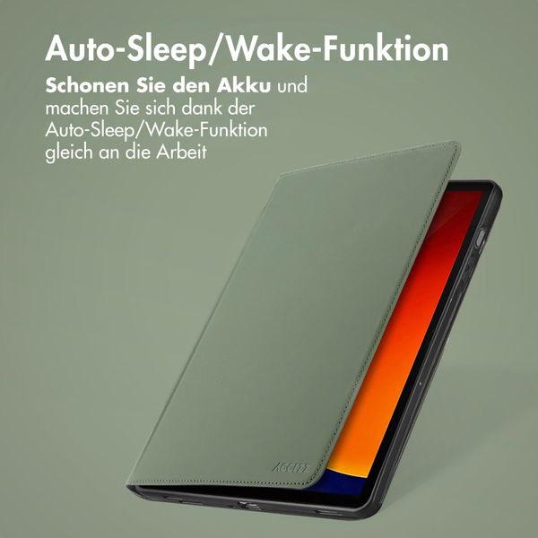 Accezz Classic Klapphülle Samsung Galaxy Tab S10 Ultra / Tab S9 Ultra - Grün