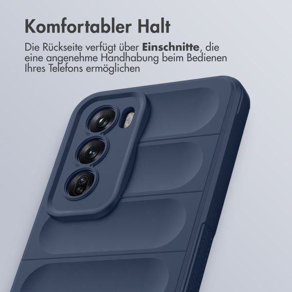 imoshion EasyGrip Back Cover für das Oppo Reno 12 Pro - Dunkelblau