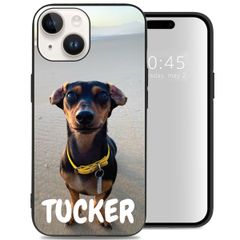 Gestalte deine eigene Apple iPhone 15 Gel Hülle - Schwarz