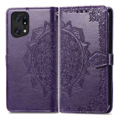 imoshion Mandala Klapphülle Oppo Find X5 5G - Violett