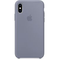Apple Silikon-Case Lavender Gray für das Apple iPhone Xs / X
