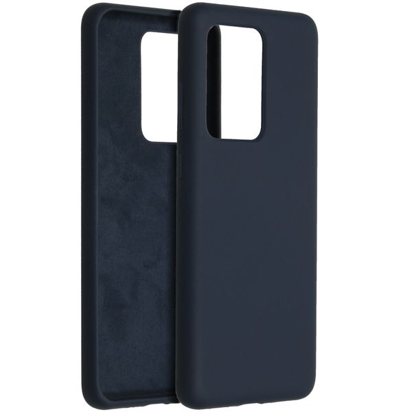 Accezz Liquid Silikoncase Blau für das Samsung Galaxy S20 Ultra