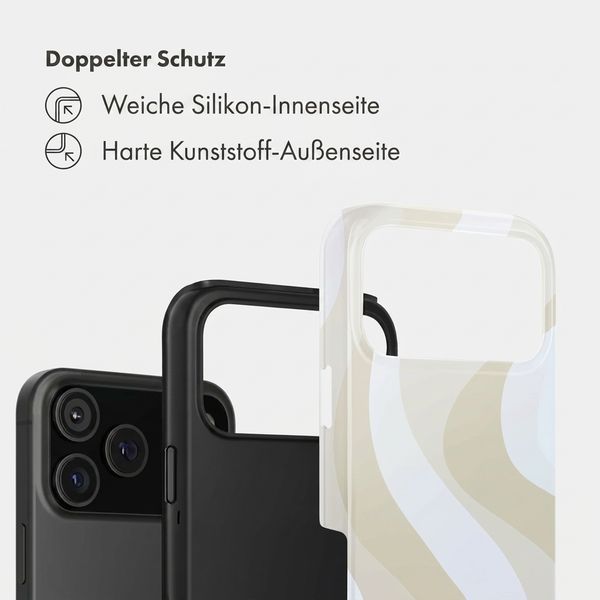 Selencia Vivid Back Cover Apple iPhone 18 Pro Max - Desert Waves Beige