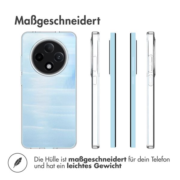 Accezz TPU Clear Cover für das Oppo Reno 12F 5G - Transparent