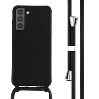 imoshion SilikonHülle mit Band Samsung Galaxy S21 FE - Schwarz