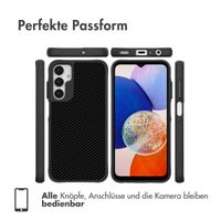 imoshion Rugged Hybrid Carbon Case für das Samsung Galaxy A25 (5G) - Black / Carbon